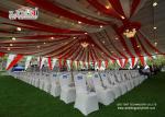 Luxury Design White Color Outdoor Party Tents , A - Shape Aluminum Structure