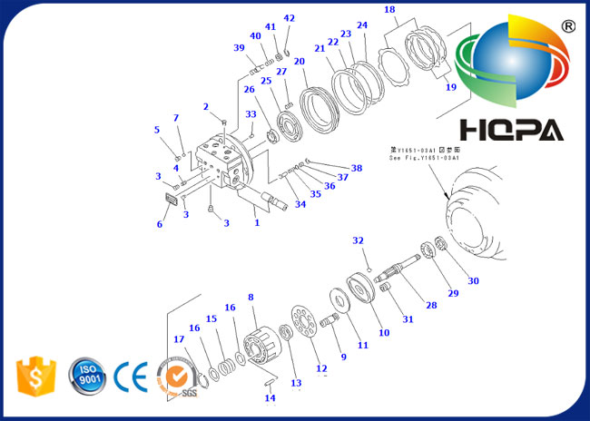 Part Number: TZ505D9000-00 TZ505D900000 Group: Final Drive Seal Kit Fit for model: Komatsu PC60-7