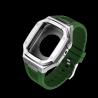Buy cheap Protective Apple Watch Steel Case With Silicone Strap For IWatch Series 7 And SE 6 from wholesalers