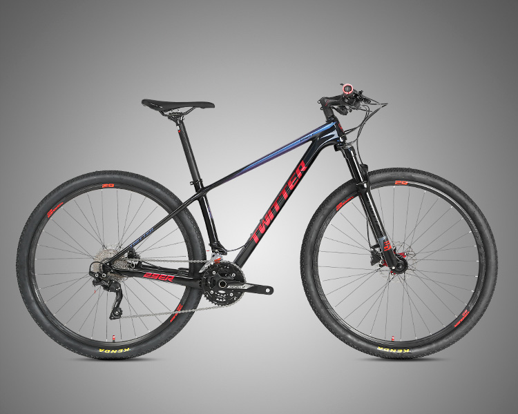 29 Inch Carbon Fiber Road Bike , MTB Shlmano Deore Trail Mountain Bike 30 Speed