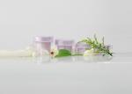 Facial jar 30G 50G Acrylic Cream Square Jar With Black Cap Wholesale cosmetic