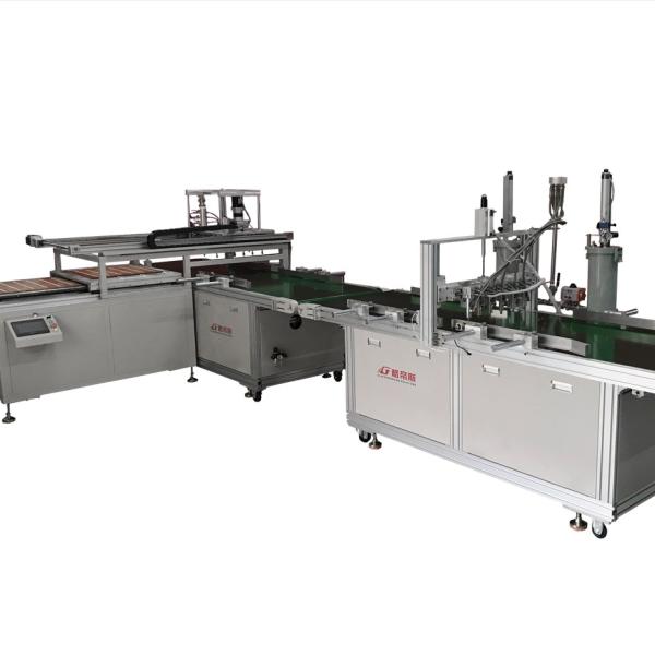 Buy cheap 2x2 Panel Light Gluing Line 220V - 380V Glue Dispensing Systems from wholesalers