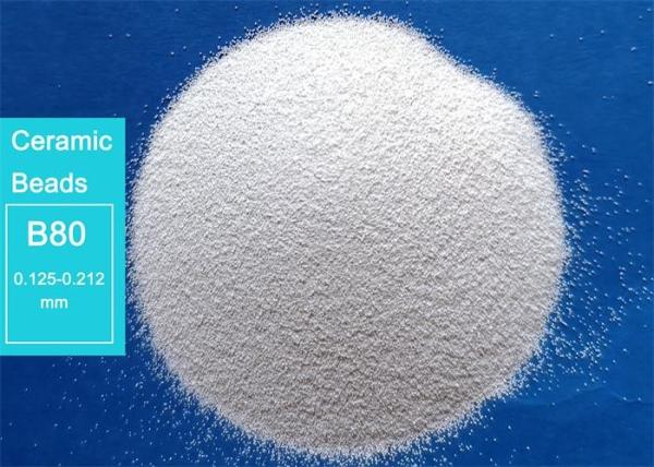 Buy cheap 700 HV Vicker Hardness Ceramic Bead Blasting For Open Sandblasting Machine from wholesalers