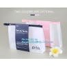 Buy cheap Portable Clear PVC Slider Zipper Cosmetic Makeup Bag, Water proof slider pvc toiletry bag vinyl beachwear cosmetic bag from wholesalers