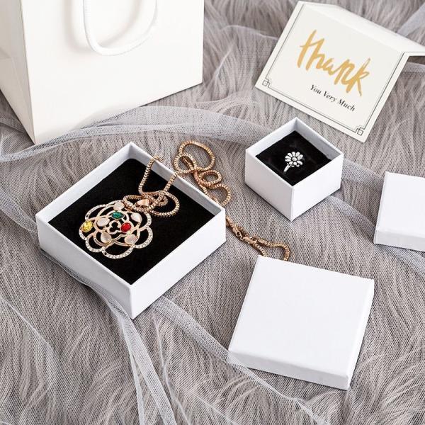 Buy cheap Ring Earrings Gift Boxes Jewellery Display Box With Hot Stamping Cute Design from wholesalers