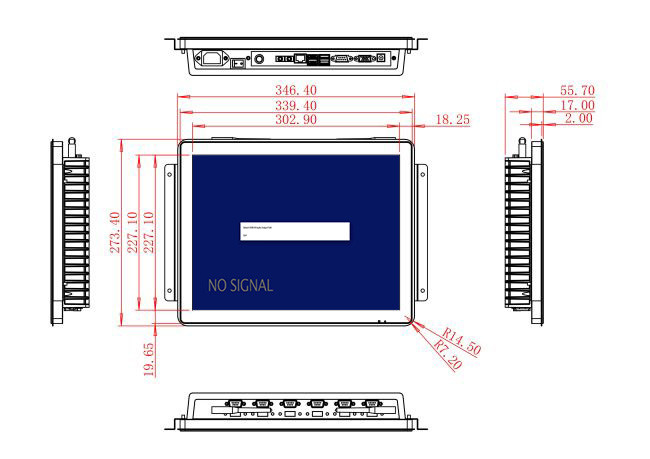 15-Inch Touch Screen for Industrial HMI Panels and Factory Monitoring