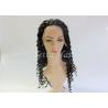 Buy cheap Smooth Virgin Deep Curly Hair / 100 Human Hair Lace Front Wigs With Baby Hair from wholesalers