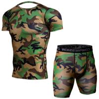Buy cheap Gym Fitness Mens Swim Shirt Loose Fit , Rash Guard Suit Fancy Delicate product