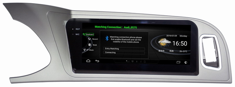 Ouchuangbo car audio gps navi system for 8.8 inch Audi A4 A5 2009-2016 android 9.0 OS 4GB+64GB octa 8 core