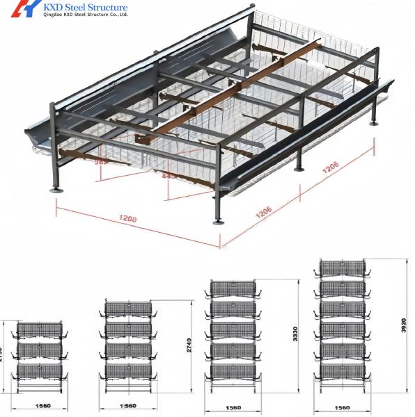 Buy cheap 3 Tiers-10 Tiers Broiler Chicken Cage Automatic Broiler Battery Cage System from wholesalers