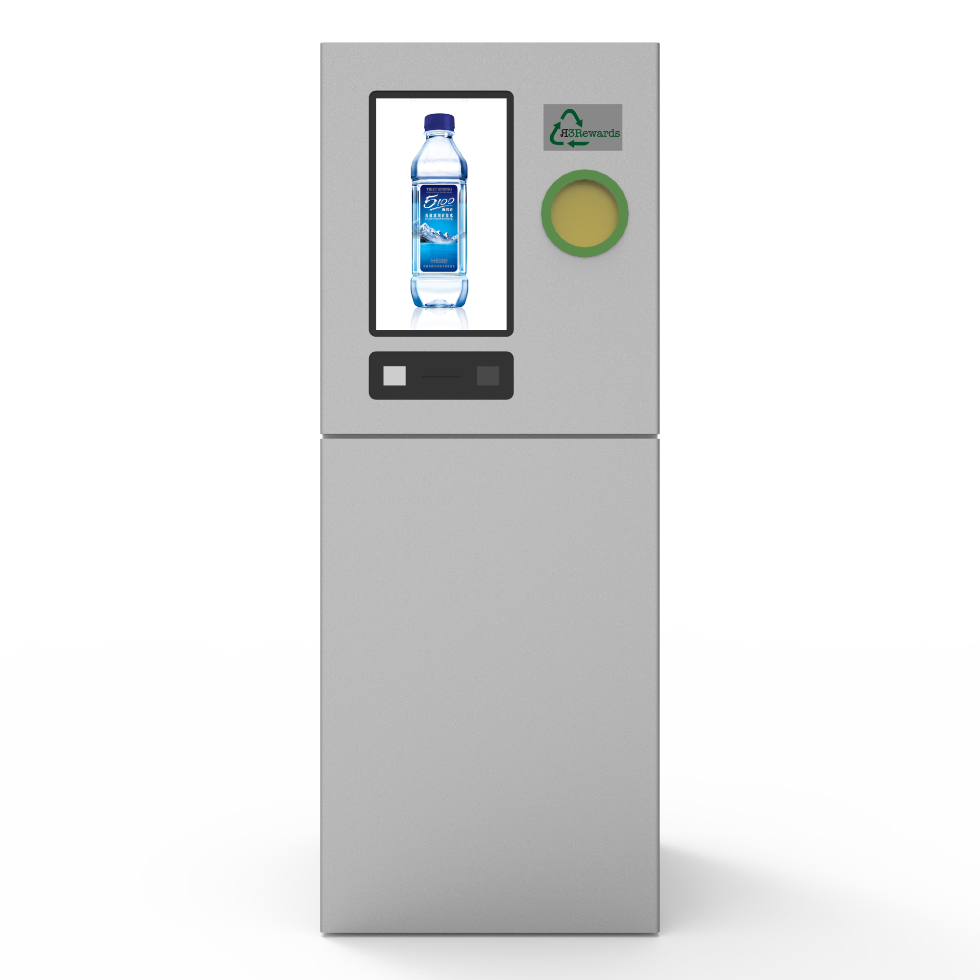 Commercial Supermarket Indoor Circle RVM 749 Reverse Vending Machine