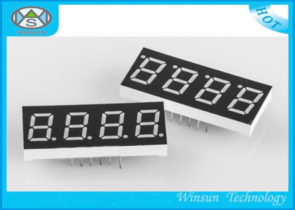 0.56'' LED Seven Segment Display For Indoor / Outdoor Display , 8 - 220 Mcd