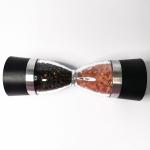 Plastic 2 In 1 140g 180mm 50ml Pepper Rock Salt Grinder