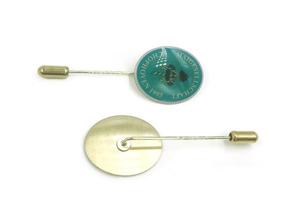 Buy cheap Luxury Metal Enamel Lapel Pins Gifts Customized Size / Color For Women Men from wholesalers