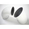 Buy cheap Powder Coating Galvanized Pressed 90 Degree Bend Pipe 140mm With Long Life from wholesalers