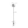 Buy cheap Brass Stainless Steel Wire Snap Hook Cable Hanging System For Lighting Hanging from wholesalers