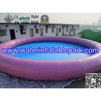 Buy cheap Purple Above Ground Inflatable Swimming Pool Toys 0.9mm PVC Tarpaulin product