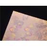 Buy cheap 0.15mm Reflective Garment Leather Fabric Printed With Blue Flowers For Outdoor Coat from wholesalers