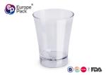 BPA Free Round Dessert Cups Reusable 70Ml Clear Plastic Serving Bowls