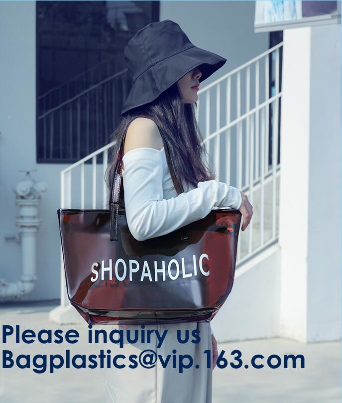 Waterproof Beach Pvc Bag Summer Beach Bag, China Suppliers Transparent PVC Women Bags Tote Beach Handbags