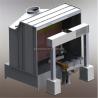 Buy cheap 40mm Stainless Steel Curtain Spray Booth 7KW For Painting Machine from wholesalers