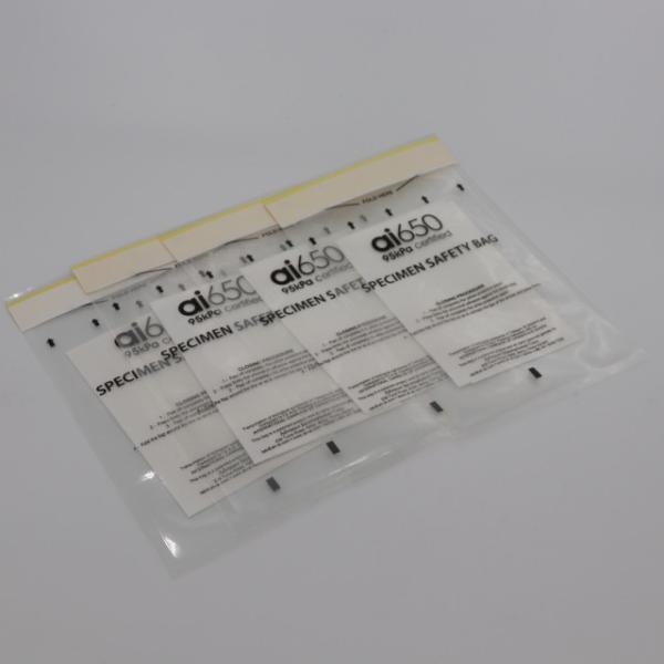 Buy cheap 7 Slot Biohazard Specimen Transport Bags Lab Self Adhesive Closure With Pouch from wholesalers