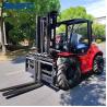 Buy cheap 2x4 4x4 5 Ton Diesel Engine Forklift Terrain Off Road Montacargas from wholesalers