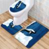 Buy cheap Creative Cute Cat Toilet Mat Set Personalized Dog Toilet Tank Cover Set from wholesalers