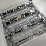 Mirror Effect Arc Smart LED Grid Panel Light