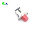 SC Female - FC Female Simplex Hybrid Fiber Optic Adapter Ceramic Sleeve Red Cup