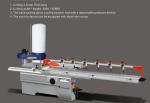 Free Shipping KM-128A300 Precision aluminum sliding table saw