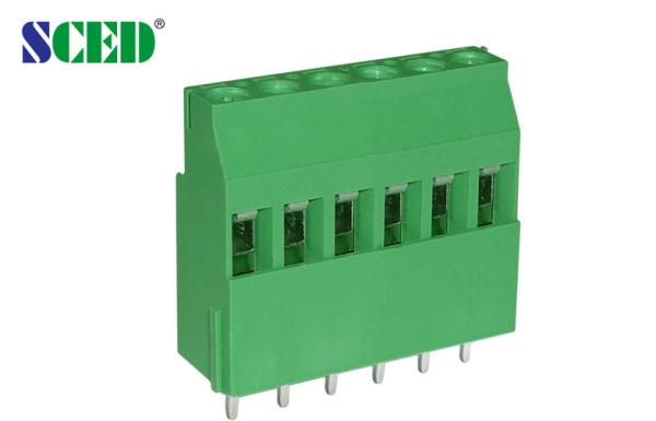 Buy cheap Euro Type Screw Connection Terminal Block 300V 10A PA66 Brass Terminal from wholesalers