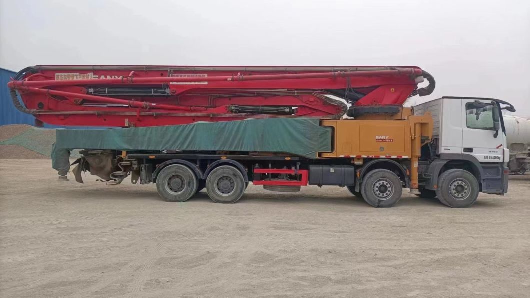 56m Benz Concrete Equipment Concrete Placing Boom Beton Pumping Machine Used Truck Mounted Concrete Pump