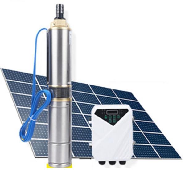 Sumersible Solar Water Pump Power 1.5kw DN 4" 100MM Max Flow Rate : 6 -7 M3 /