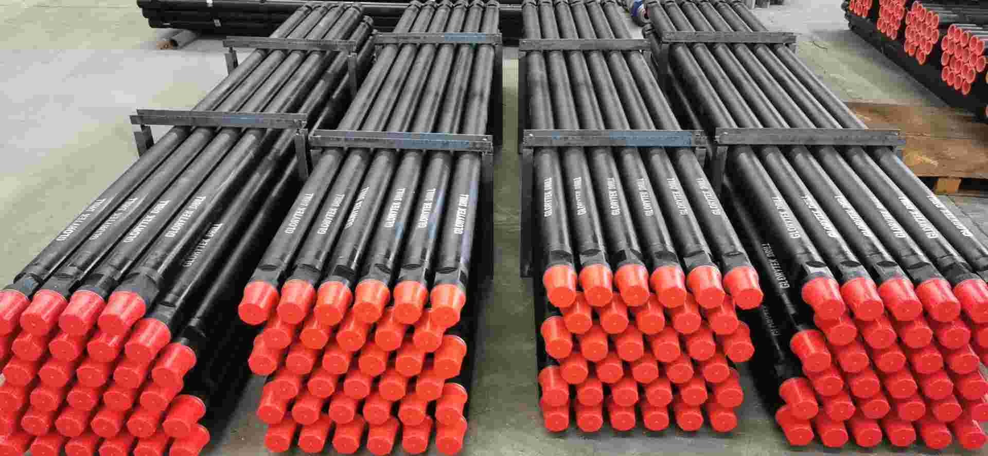 1.5m Long 50mm Diameter Well Drilling Rod With Taper Thread