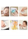 Unscented Ultra Soft Molded Baby Hand And Mouth Wipes 25 Sheets For Baby Skin