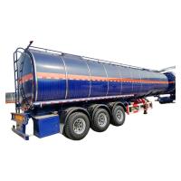 Buy cheap Stainless Steel Fuel Oil Tank Semi Tanker Trailer 3 Axles 24V Electrical System product