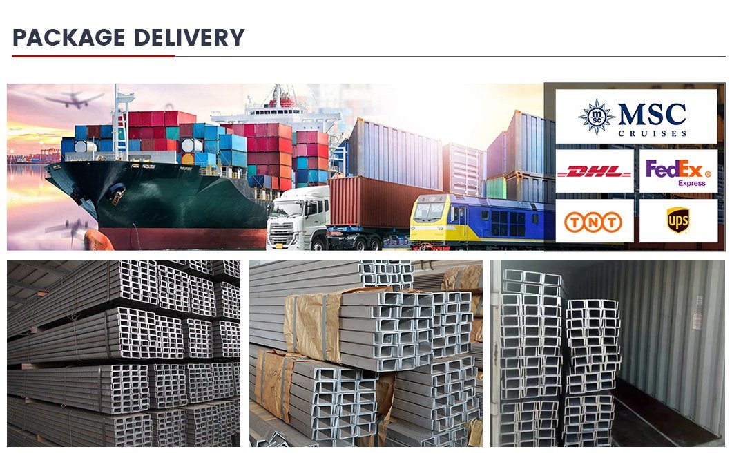 Hot Sale Wholesale Price Ss330 Ss400 S235jr 30 FT Hot Rolled Structural H Beam Steel 100*55*5*8.5 120*60*5.5*9 Can Be Customized C &U Channel
