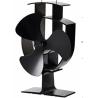 Buy cheap OEM ODM Heat Powered Stove Fan 0.01mm Alu ABS Home Application from wholesalers