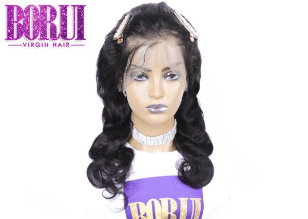 Buy cheap Brazilian Full Lace Human Wigs Body Wave Wig Pre Plucked 180% Full Density from wholesalers
