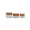 Buy cheap Frosted Glass 50g Empty Cosmetic Cream Containers from wholesalers