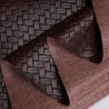 Buy cheap 0.6mm Embossed Packaging Leather Faux Knitted PVC Leather Big Mat Weave from wholesalers