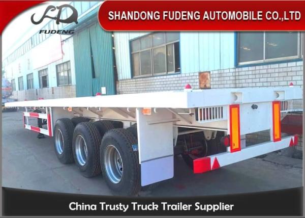 Buy cheap 40 Feet 12 Units THT Lock 3 Axles Semi Trailer Low Bed Customized Size from wholesalers