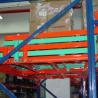 Buy cheap Steel Push Back Pallet Racking System with Adjustable Beams from wholesalers