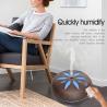 Buy cheap 500ml Electric Aroma Diffuser wood Ultrasonic Air Humidifier cool Mist Aromatherapy for home from wholesalers