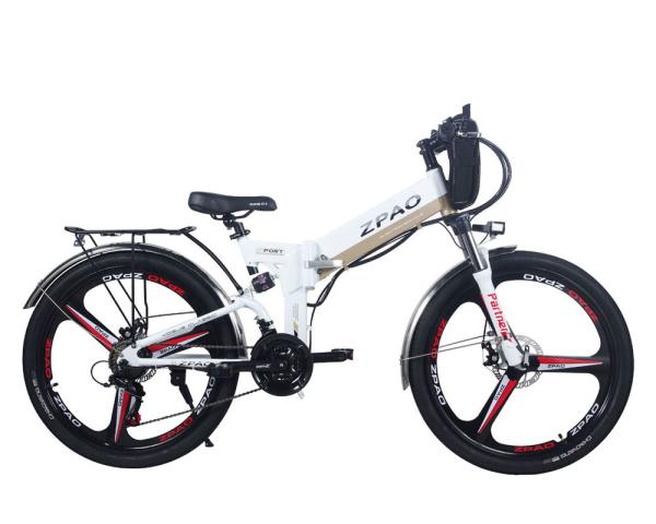 Buy cheap 21 Speed Electric Folding Bike 48V 120Km Long Range 26 Inch Wheel Ebike from wholesalers