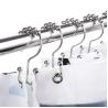 Buy cheap Stainless Steel Shower Curtain Rings For Bathroom Double Glide from wholesalers
