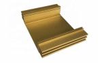 Buy cheap Yellow Anodized Aluminum Profiles Extruding Work , Custom Extruded Aluminum Profile from wholesalers