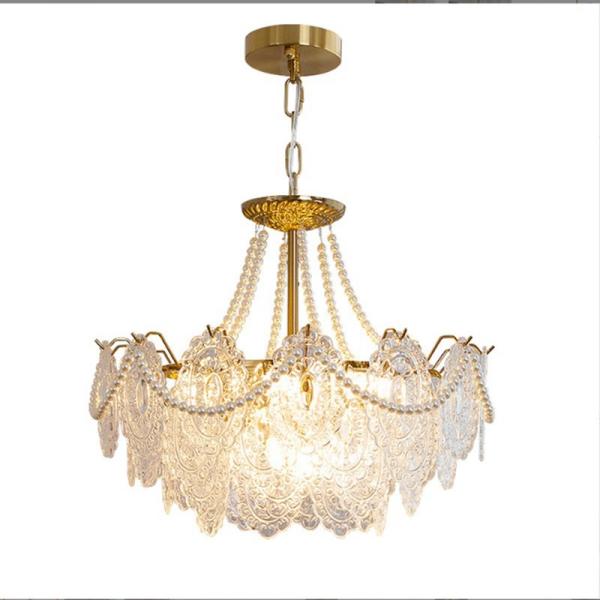 Buy cheap Luxury Villa Living Room Chandelier Glass Lampshade Fancy Chandelier(WH-CY-246) from wholesalers