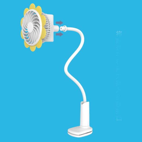 Buy cheap Sunflower clip fan portable mini clip on fan from wholesalers